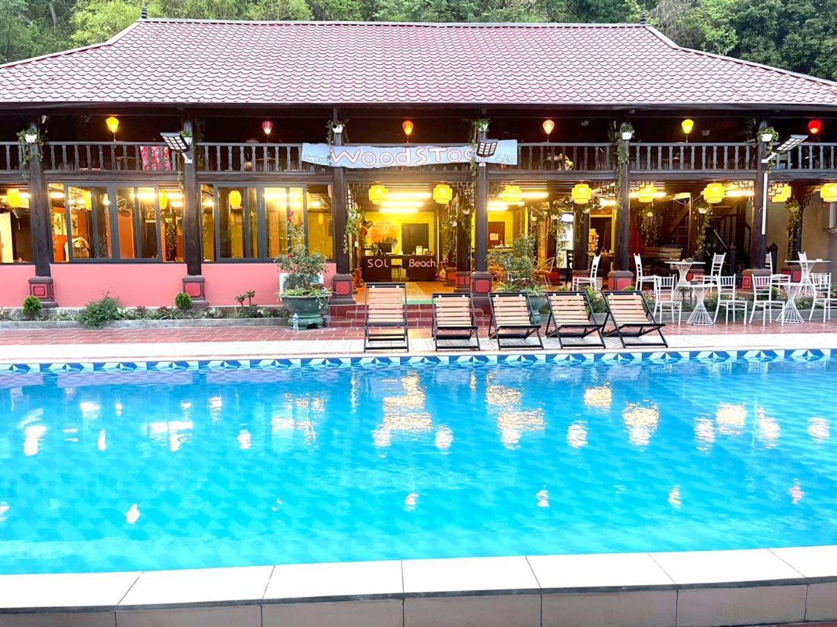 Woodstock Beach Camp Xuan Dam Bagian luar foto